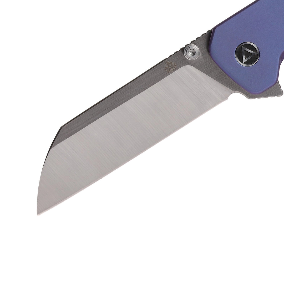 QSP Penguin Plus Purple Titanium Frame Lock (20CV Steel)