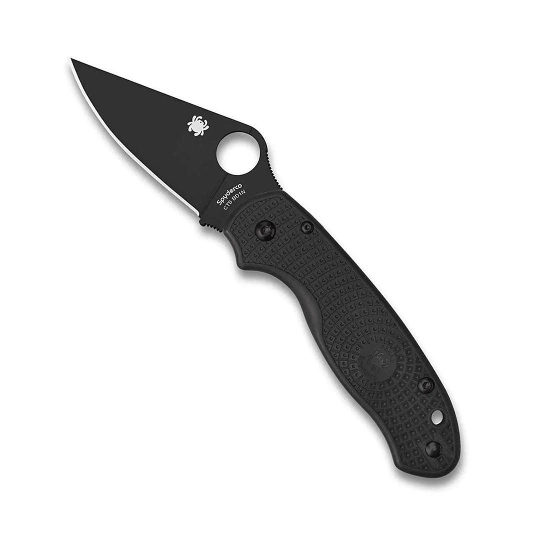 Spyderco Para 3 Lightweight Black Blade - Open Box / Used