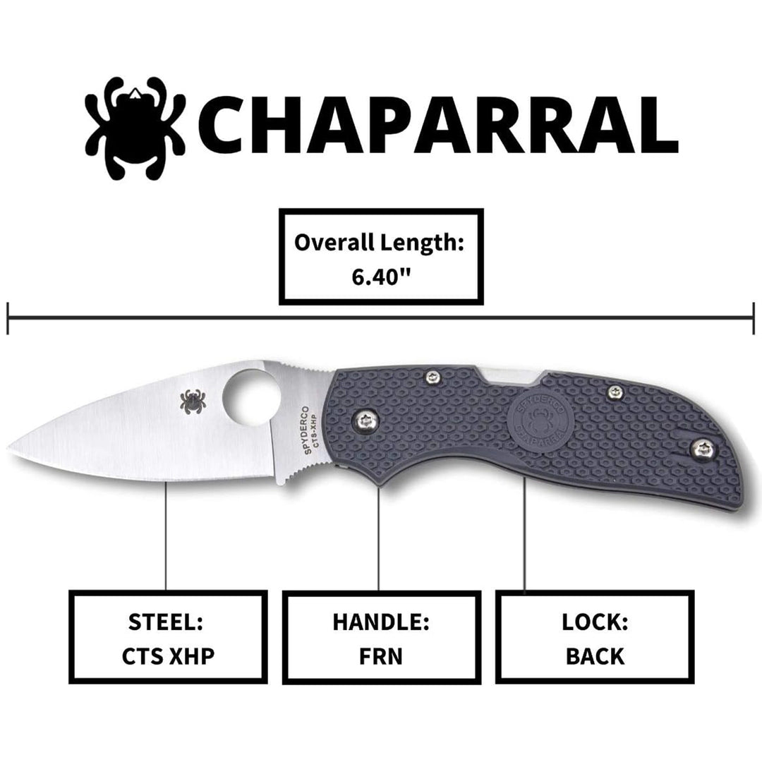 Spyderco Chaparral Lightweight FRN Gray