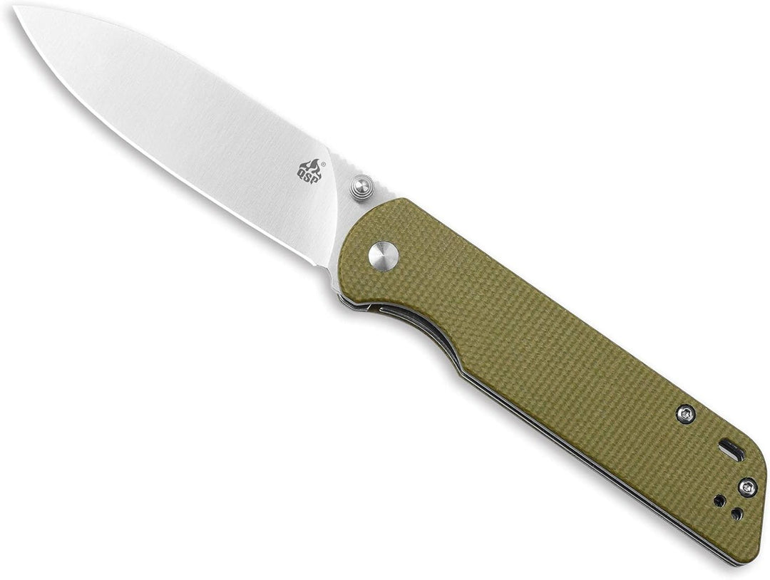 QSP Parrot V2 Liner Lock Folding Knife (G-10/Micarta)