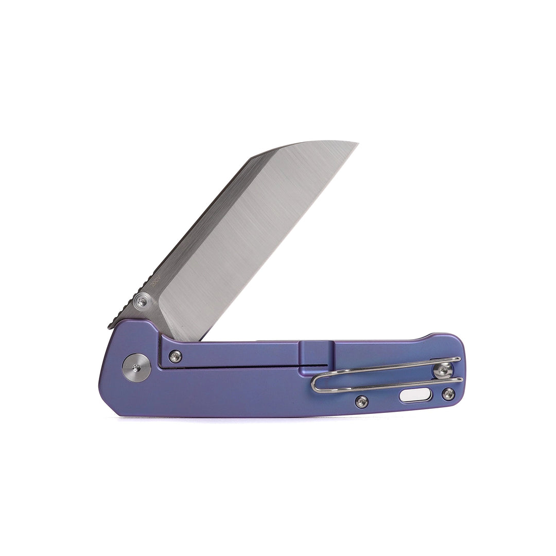 QSP Penguin Plus Purple Titanium Frame Lock (20CV Steel)