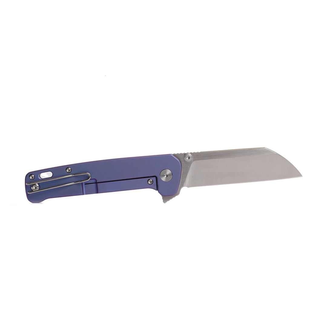 QSP Penguin Plus Purple Titanium Frame Lock (20CV Steel)