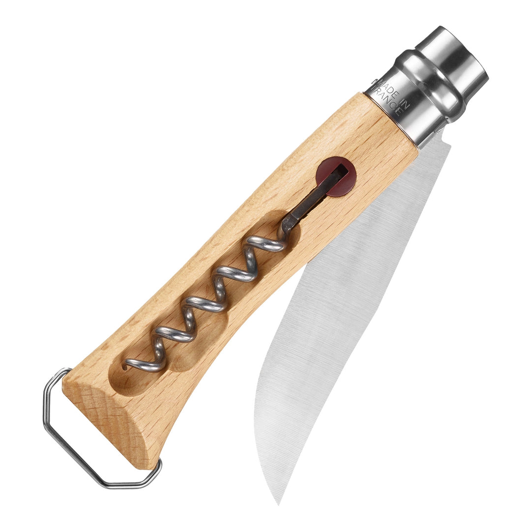 Opinel No10 Corkscrew Wine & Cheese Knife