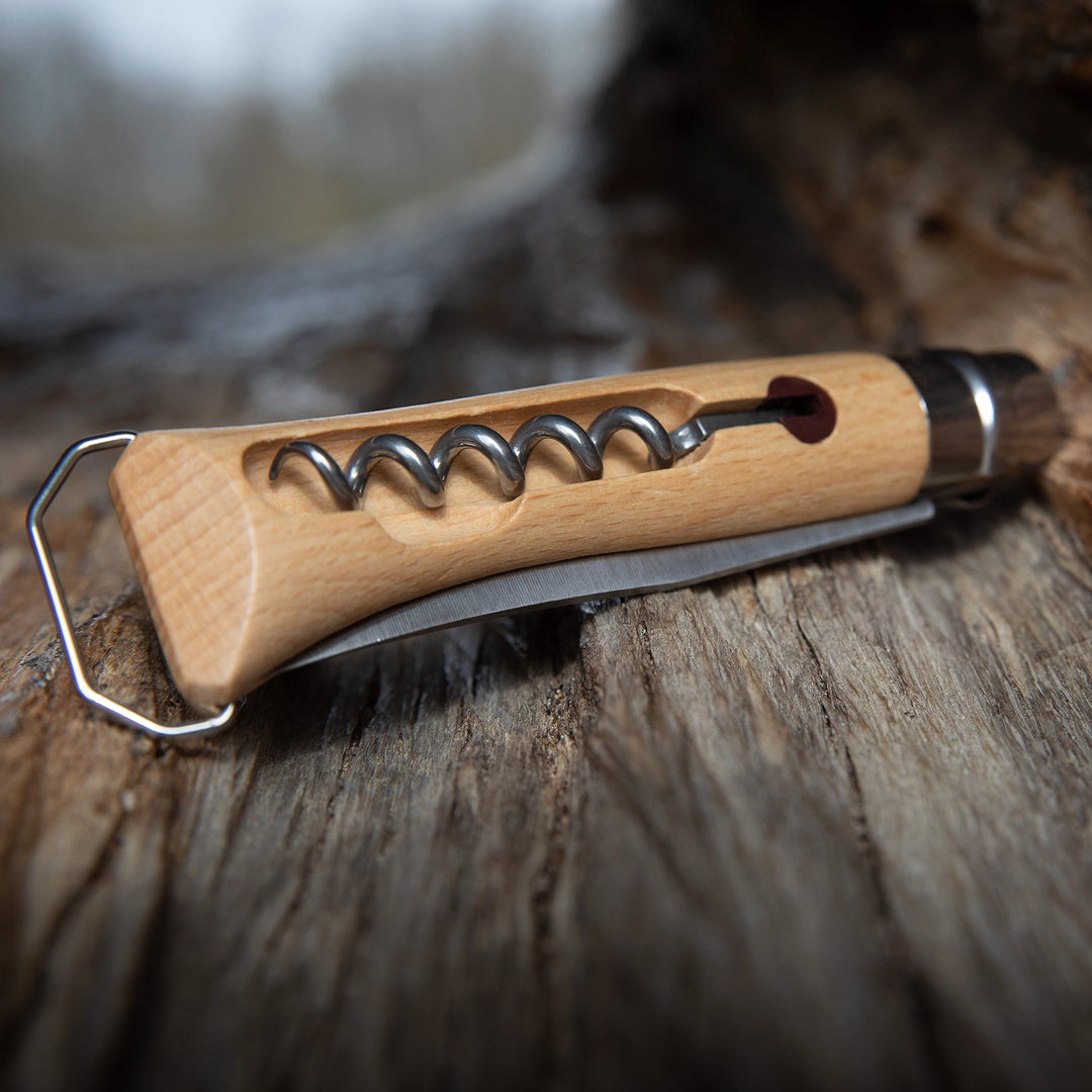 Opinel No10 Corkscrew Wine & Cheese Knife