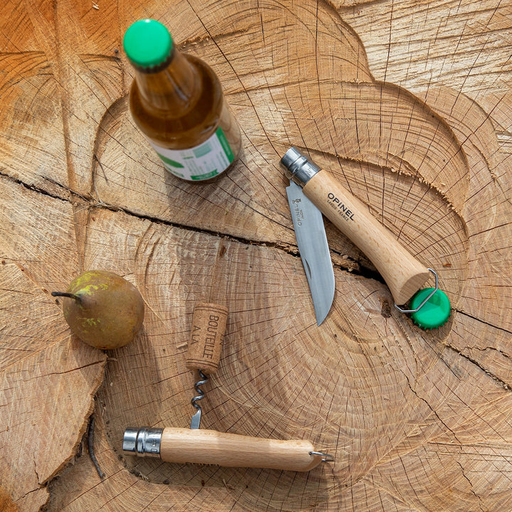 Opinel No10 Corkscrew Wine & Cheese Knife