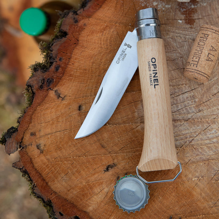 Opinel No10 Corkscrew Wine & Cheese Knife