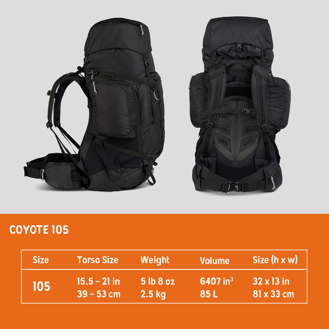 Kelty Coyote 65 - 105L Backpack