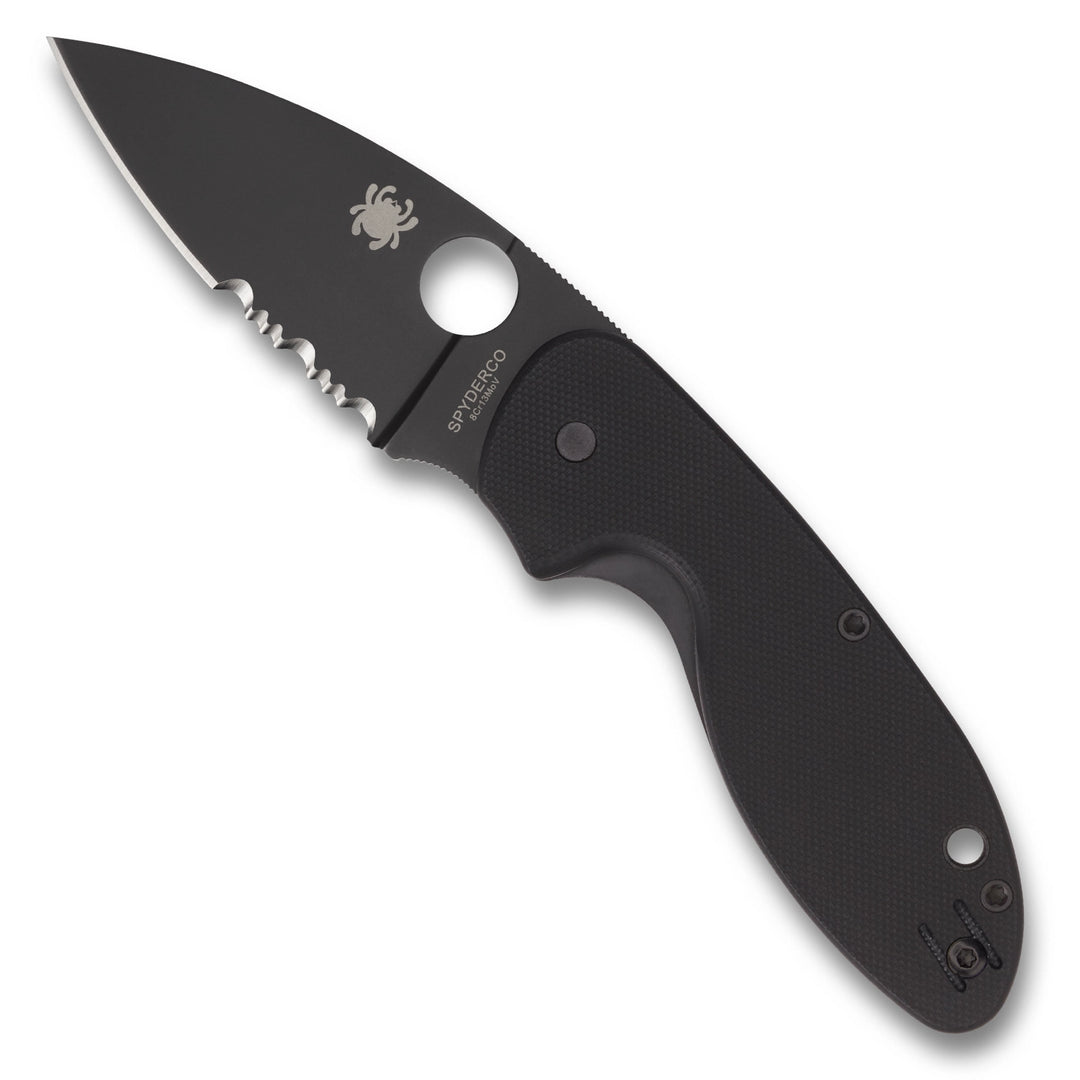 Spyderco Efficient Black G10 Black Blade