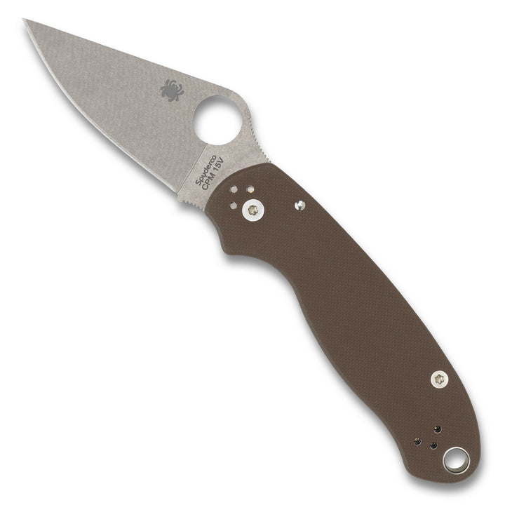 Spyderco Para 3 Brown G10 Sprint Run C223GPBN15V