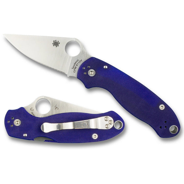 Spyderco Para 3 S110V Midnight Blue G10