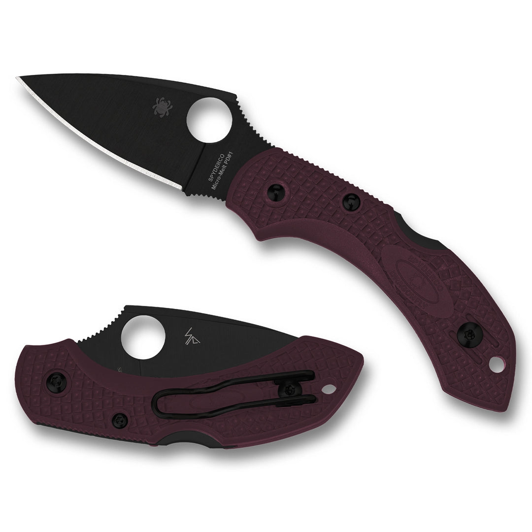 Spyderco Dragonfly 2 Lightweight Sprint Run Burgundy