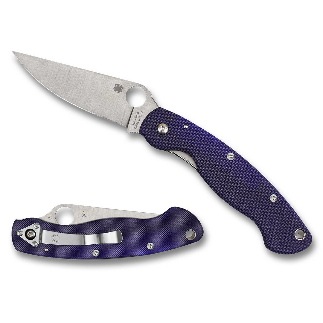 Spyderco Military Model G10 Dark Blue