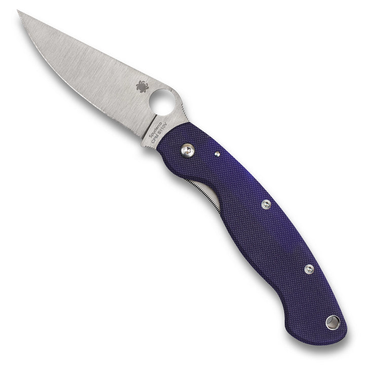 Spyderco Military Model G10 Dark Blue