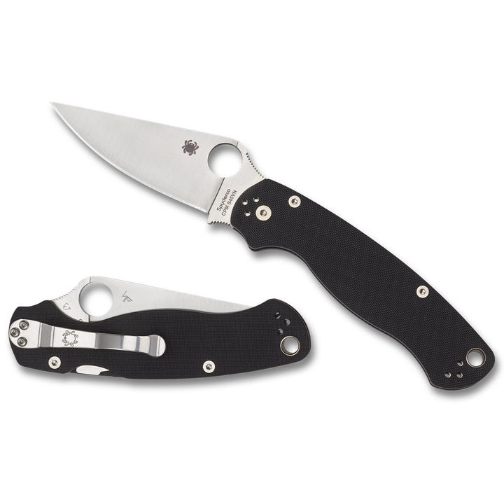 Spyderco Para Military 2 G-10 Black PlainEdge