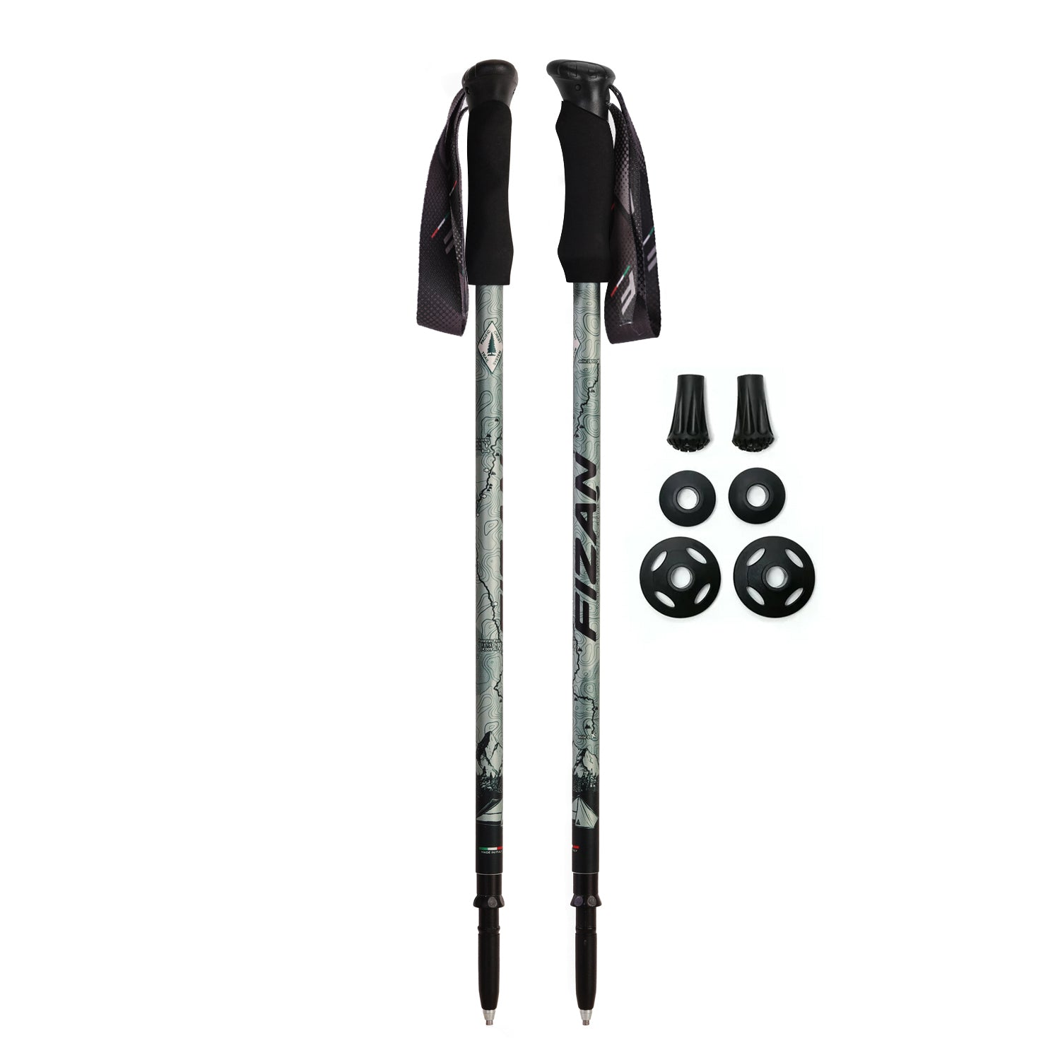 Kaviso x Fizan Compact Trekking Poles PCT Edition