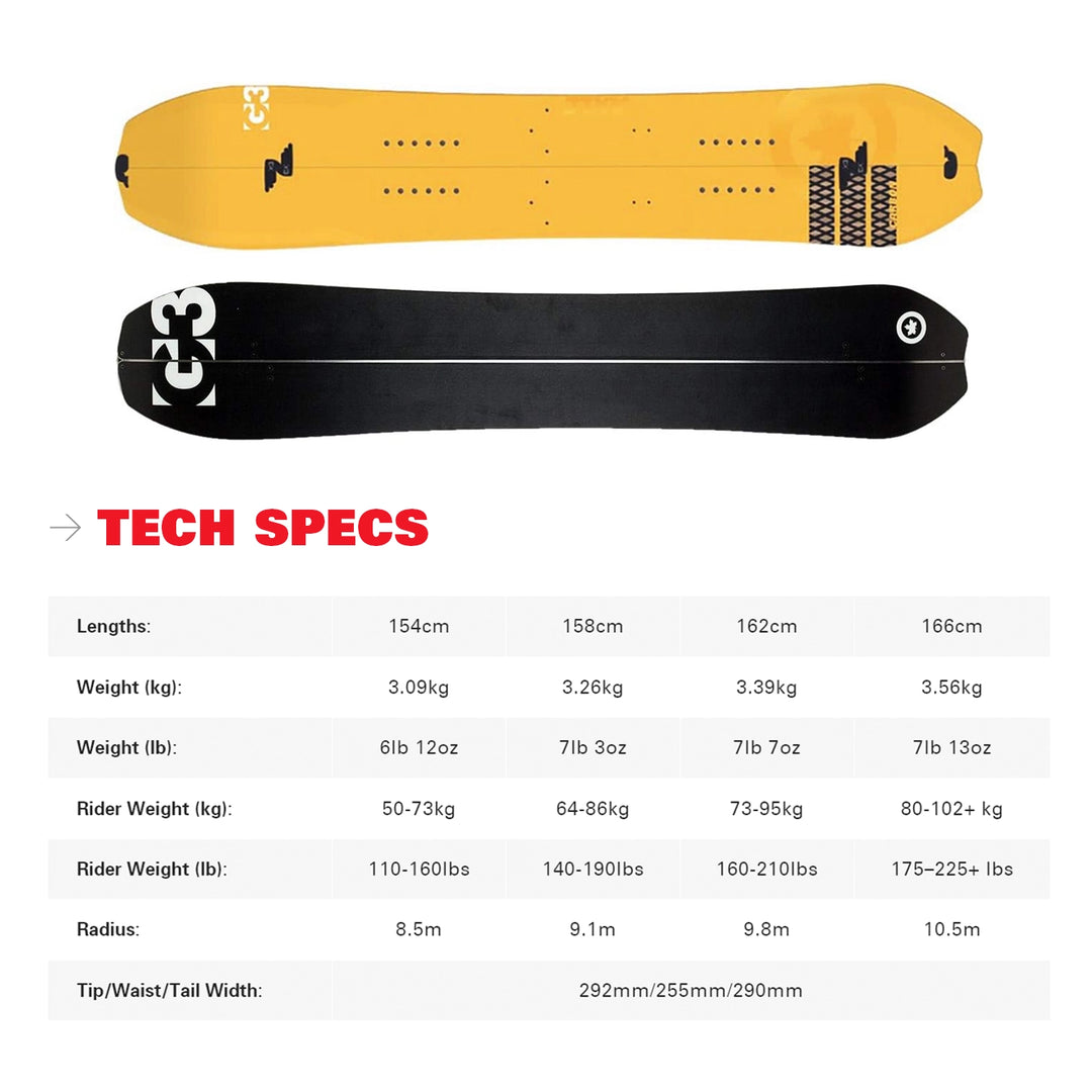 Genuine Guide Gear G3 AXLE Splitboard