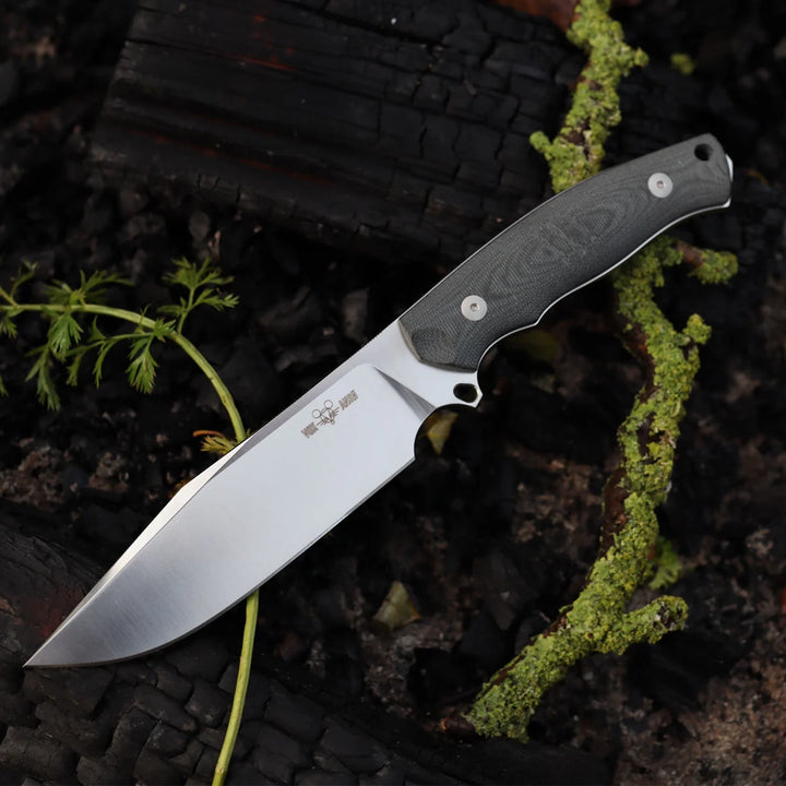 GiantMouse GMF4-DB Black Fixed Blade