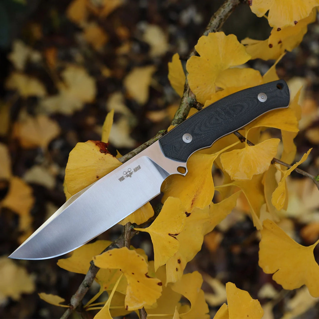 GiantMouse GMF4-DB Black Fixed Blade