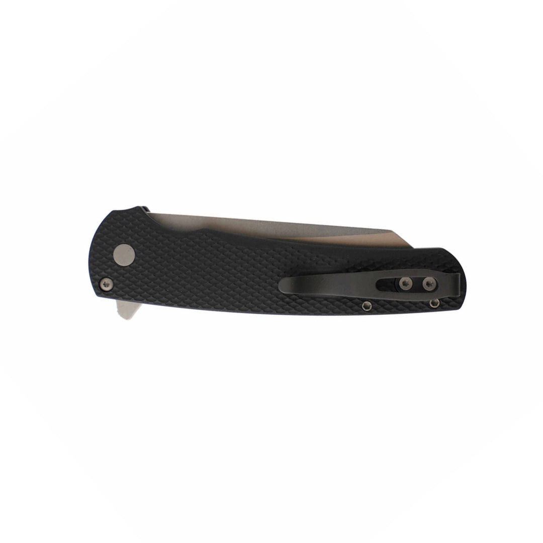 Pro-Tech Malibu 5405 Reverse Tanto Textured Black