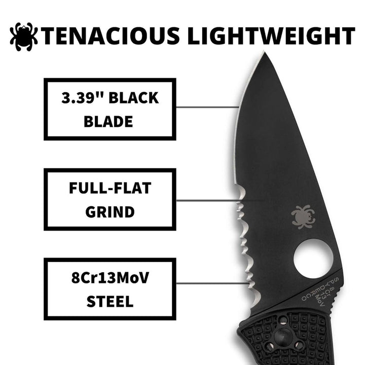 Spyderco Tenacious Lightweight FRN Spyderedge