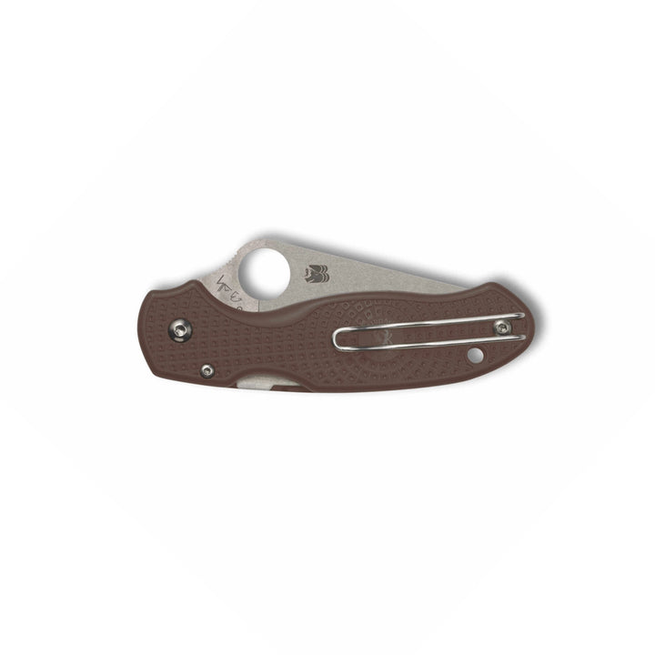 Spyderco Para 3 Lightweight Brown Sprint Run C223PBN15V