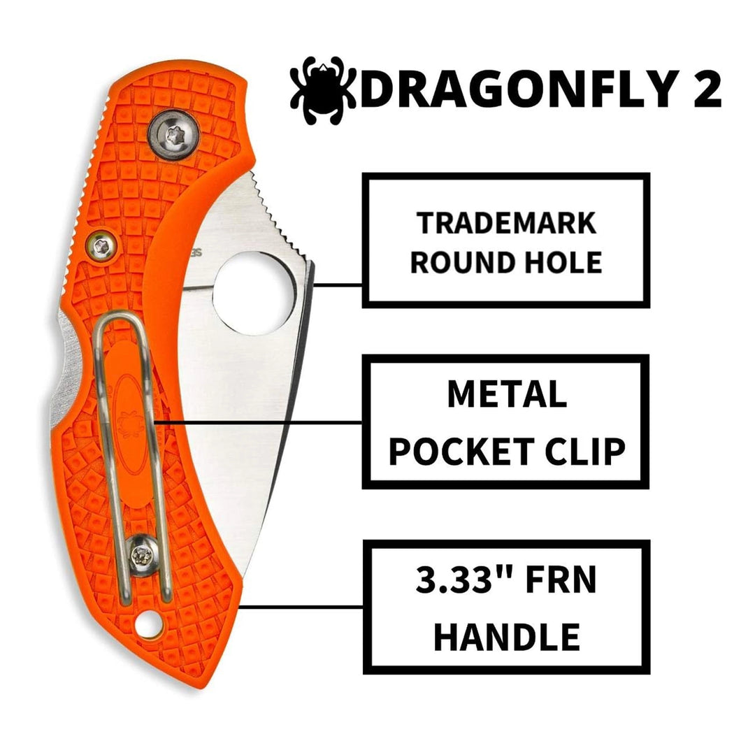 Spyderco Dragonfly 2 Lightweight Orange C28POR2