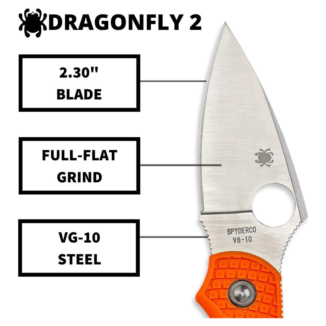 Spyderco Dragonfly 2 Lightweight Orange C28POR2