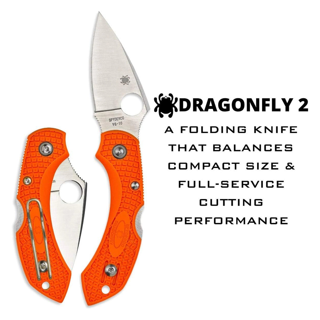 Spyderco Dragonfly 2 Lightweight Orange C28POR2