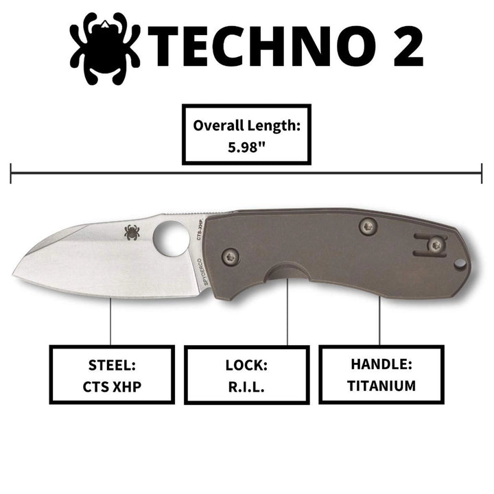 Spyderco Techno 2 C158TIP2