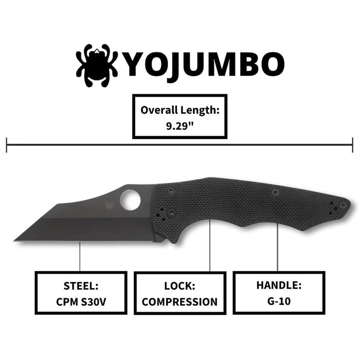 Spyderco YoJumbo Black Blade C253GPBBK