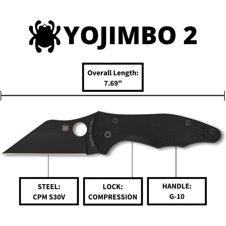 Spyderco Yojimbo 2 C85GPBBK2