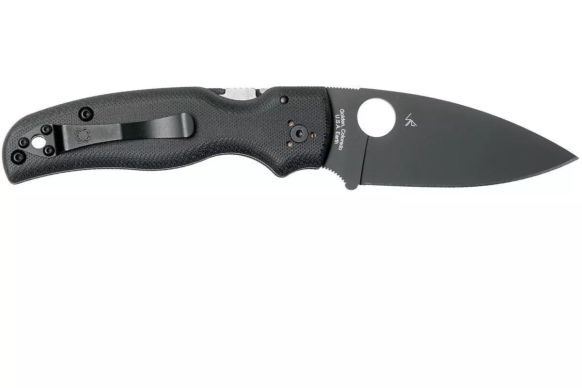 Spyderco Shaman Black Blade C229GPBK – Kaviso