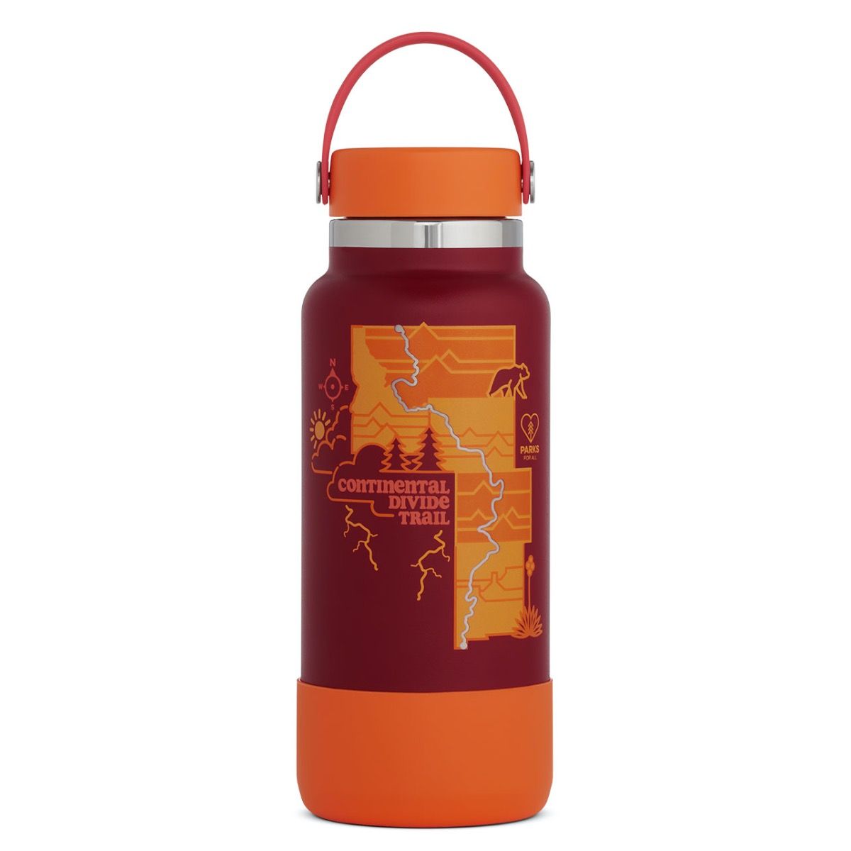 NEW Hydro Flask Limited Edition 32 oz Wide retailer Continental Divide Trail PARKS 4 All